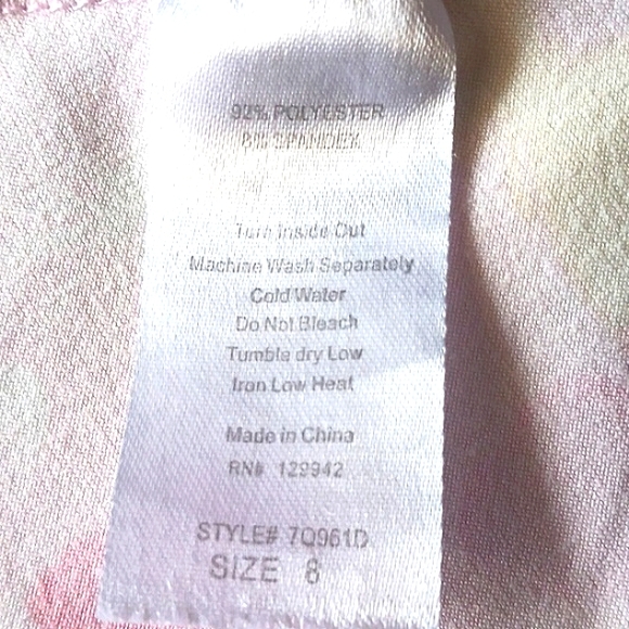 BTWEEN Multi-Colored Short Sleeve Girl's Dress Size 8 - Picture 6 of 8